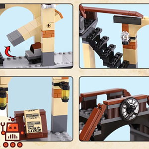 اسباب بازی لگو هری پاتر و ایستگاه جادویی قطار هاگوارتز 898 قطعه 4th Party 19035 Hogwarts Express_اسباب بازی لگو